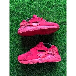 Nike Air Huarache Red Kids Shoes sz 3y